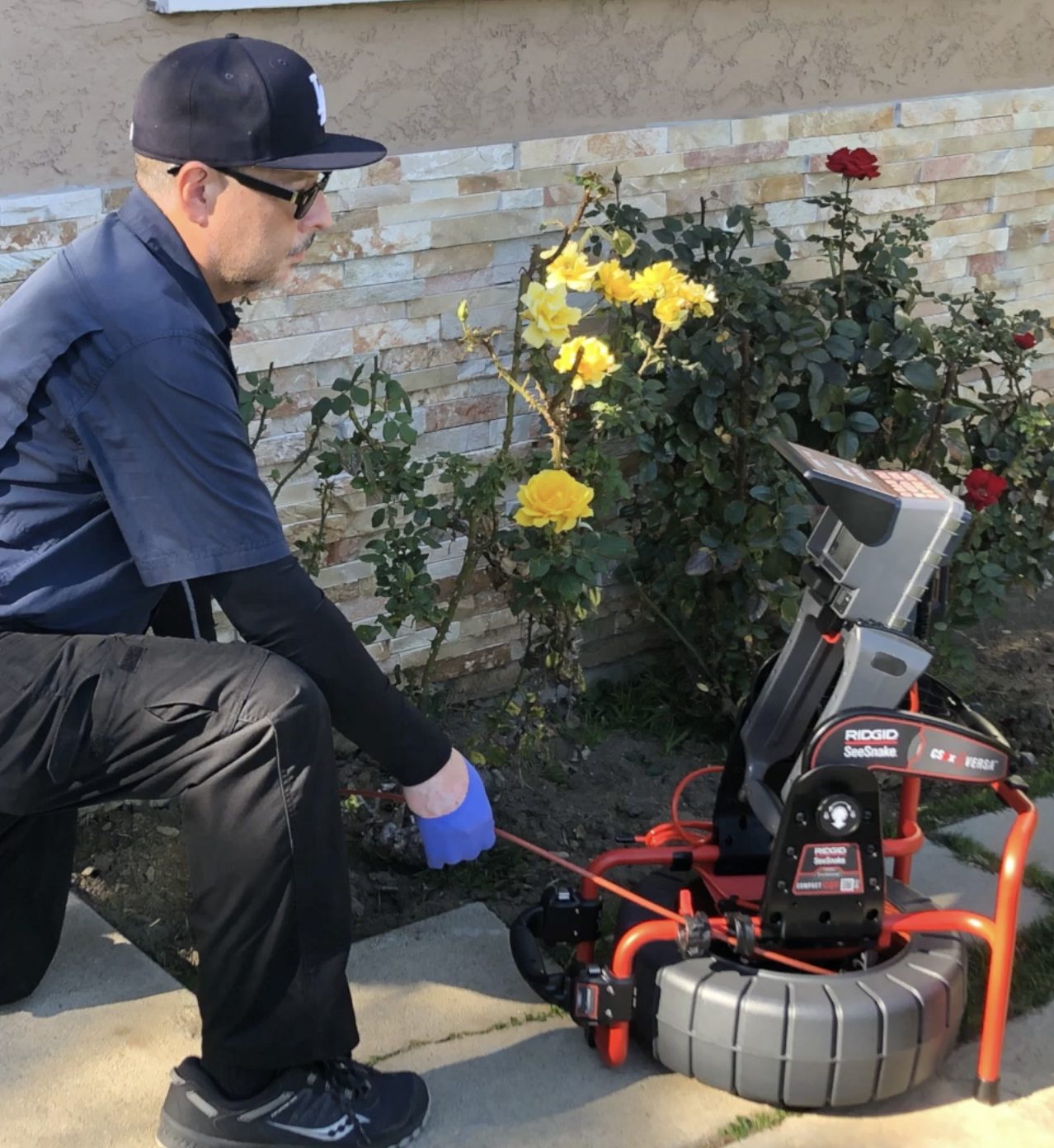 Sewer camera inspection video